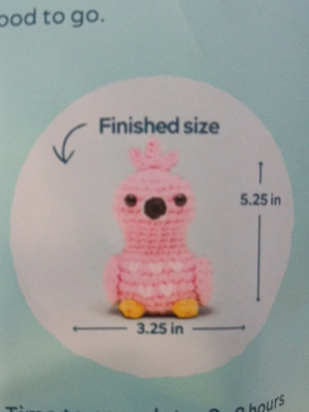 The Woobles Zoe the Flamingo Crochet Kit - Pink